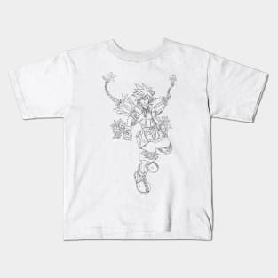 Sora Final Form B Lines Kids T-Shirt